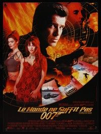 5e505 WORLD IS NOT ENOUGH French 15x21 '99 Pierce Brosnan as James Bond, Denise Richards, Marceau!
