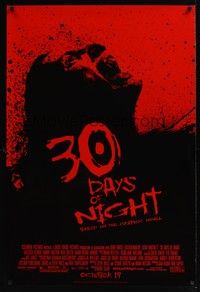 5f015 30 DAYS OF NIGHT advance DS 1sh '09 Josh Hartnett & Melissa George hunt vampires in Alaska!