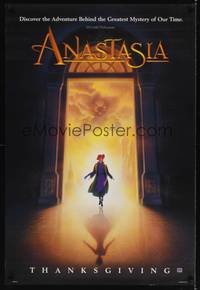 5f039 ANASTASIA style A teaser DS 1sh '97 Don Bluth cartoon about the missing Russian princess!
