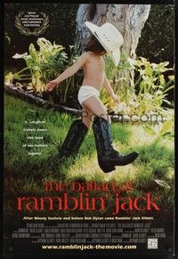 5f055 BALLAD OF RAMBLIN' JACK DS 1sh '00 Ramblin' Jack Elliott, folk music documentary!