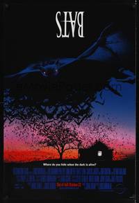 5f077 BATS advance DS 1sh '99 cool swarm image, where do you hide when the dark is alive?