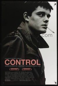 5f147 CONTROL 1sh '07 biography of Joy Division's lead singer Ian Curtis, the Manchester scene!