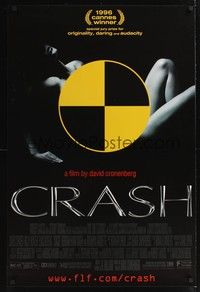 5f152 CRASH 1sh '96 David Cronenberg, James Spader, bizarre sex movie!