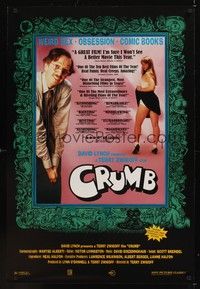 5f153 CRUMB 1sh '95 underground comic book artist and writer, Robert Crumb!