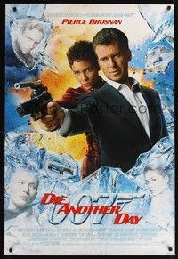 5f172 DIE ANOTHER DAY style C int'l DS 1sh '02 Pierce Brosnan as James Bond & Halle Berry as Jinx!