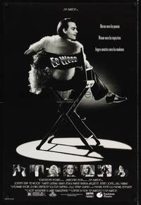 5f182 ED WOOD DS 1sh '94 Tim Burton, Johnny Depp in the director's chair, mostly true!
