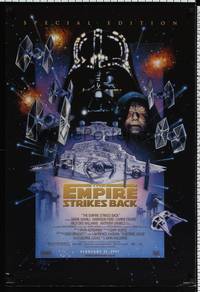 5f187 EMPIRE STRIKES BACK style C advance 1sh R97 George Lucas sci-fi classic, art by Drew Struzan!
