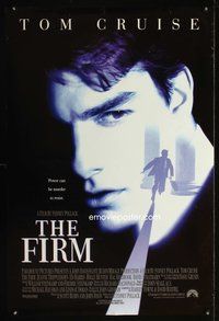 5f206 FIRM DS int'l 1sh '93 Tom Cruise, directed by Sydney Pollack, power can be murder to resist!