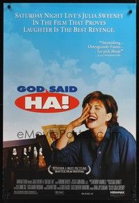 5f240 GOD SAID HA! DS 1sh '98 Julia Sweeney, Quentin Tarantino!