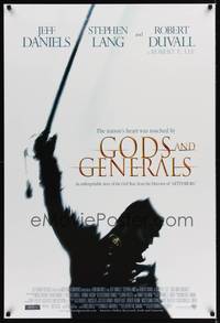5f243 GODS & GENERALS int'l DS 1sh '03 Jeff Daniels, Stephen Lang, George Allen, Robert Duvall