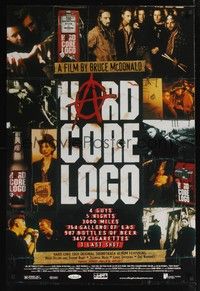 5f264 HARD CORE LOGO 1sh '96 Bruce McDonald directed punk rock mockumentary, Joey Ramone!