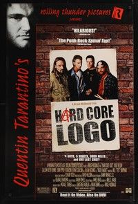 5f265 HARD CORE LOGO video 1sh '96 Bruce McDonald, punk rock documentary, different image of band!