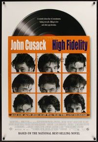 5f280 HIGH FIDELITY DS 1sh '00 many close-up images of John Cusack!