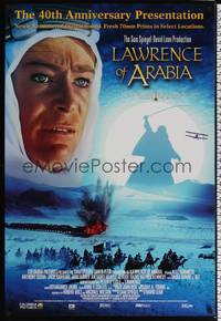 5f370 LAWRENCE OF ARABIA DS 1sh R02 David Lean classic starring Peter O'Toole!