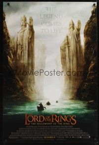 5f399 LORD OF THE RINGS: THE FELLOWSHIP OF THE RING advance 1sh '01 J.R.R. Tolkien, Peter Jackson!