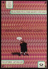 5f411 MALLRATS teaser DS 1sh '95 Kevin Smith, Jay says 'Snootchie Bootchies', cool magic eye design!