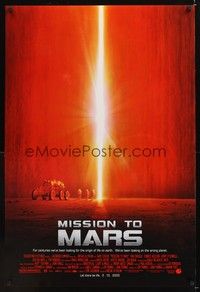 5f438 MISSION TO MARS advance DS 1sh '00 Brian De Palma, Gary Sinise, Tim Robbins, Don Cheadle!