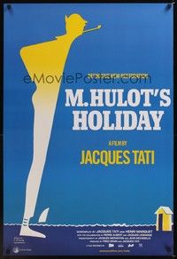 5f445 MR. HULOT'S HOLIDAY 1sh R09 Jacques Tati, Les vacances de Monsieur Hulot, Etaix art!