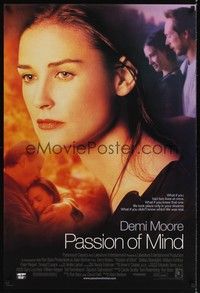 5f471 PASSION OF MIND 1sh '00 huge close-up of pretty Demi Moore!