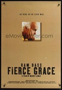 5f499 RAM DASS, FIERCE GRACE arthouse 1sh '01 Mickey Lemle, life story of Baba Ram Dass!