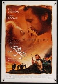 5f514 ROB ROY int'l 1sh '95 Liam Neeson feared no man, Jessica Lange!