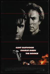 5f524 ROOKIE 1sh '90 Clint Eastwood directs & stars w/Charlie Sheen!