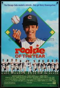 5f525 ROOKIE OF THE YEAR DS 1sh '93 the Chicago Cubs needed a miracle, they got Thomas Ian Nicholas