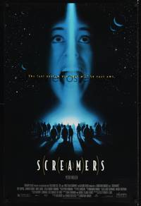 5f546 SCREAMERS DS 1sh '95 Peter Weller, the last scream you hear will be your own!