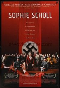 5f586 SOPHIE SCHOLL: THE FINAL DAYS DS arthouse 1sh '05 Sophie Scholl - Die letzten Tage