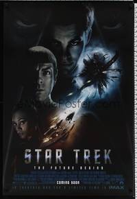 5f601 STAR TREK IMAX advance DS 1sh '09 Chis Pine, Zachary Quinto, Zoe Saldana, John Cho