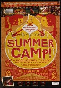 5f628 SUMMER CAMP! 1sh '06 Bradley Beesley, Sarah Price, camp documentary, great art!