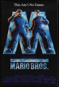 5f631 SUPER MARIO BROS DS 1sh '93 Hoskins, Leguizamo, Chorney art of Nintendo characters!