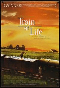 5f676 TRAIN OF LIFE 1sh '98 Radu Mihaileanu directed, Lionel Abelanski, the search for a miracle!