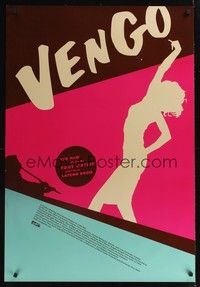 5f702 VENGO 1sh '00 directed by Tony Gatlif, great silhouette art of sexy flamenco dancer!