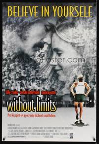 5f735 WITHOUT LIMITS DS 1sh '98 Billy Crudup as Steve Prefontaine, believe in yourself!