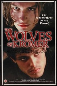 5f738 WOLVES OF KROMER arthouse 1sh '98 Will Gould, gay werewolves on the prowl!