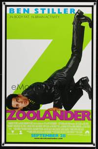 5f752 ZOOLANDER advance DS 1sh '01 Ben Stiller, Owen Wilson, Will Ferrell, absurd comedy!