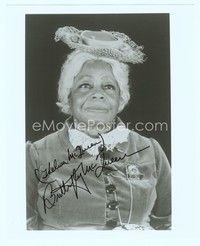 5g301 BUTTERFLY MCQUEEN signed 8x10 REPRO still '80s waist-high portrait late in her life!