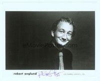 5g337 ROBERT ENGLUND signed 8x10 REPRO still '80s smiling head & shoulders portrait wearing tie!