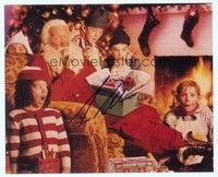 5g293 TIM ALLEN signed color 8x10 REPRO still '00s great portrait as Santa Claus with kids!