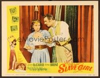 5g073 SLAVE GIRL signed LC #1 R56 by Yvonne De Carlo, who's in harem girl outfit with George Brent!
