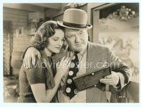 5g227 W.C. FIELDS signed 7x9.5 still '38 close portrait from You Can't Cheat an Honest Man!