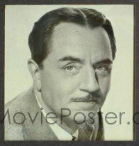5g104 WILLIAM POWELL signed matted signature with REPRO '40s signature nicely matted under photo!