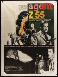 5h466 DESPERATE MISSION French 1p '67 directed by Roberto Bianchi Montero, art of sexy Yoko Tani!
