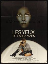 5h484 EYES OF LAURA MARS French 1p '78 Irvin Kershner, Tommy Lee Jones, psychic Faye Dunaway!