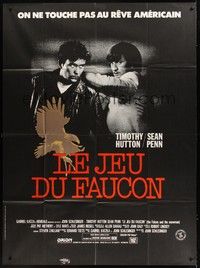 5h486 FALCON & THE SNOWMAN French 1p '85 Sean Penn, Timothy Hutton, John Schlesigner directed!