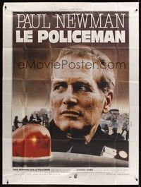 5h501 FORT APACHE THE BRONX French 1p '81 super close up of Paul Newman as New York City cop!