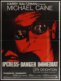 5h545 IPCRESS FILE French 1p '65 Michael Caine in the spy story of the century!