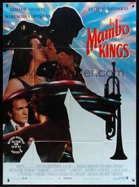 5h582 MAMBO KINGS French 1p '92 Antonio Banderas, Armand Assante, Cathy Moriarty!