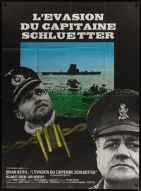 5h590 McKENZIE BREAK French 1p '71 Brian Keith in the ultimate World War II escape film!